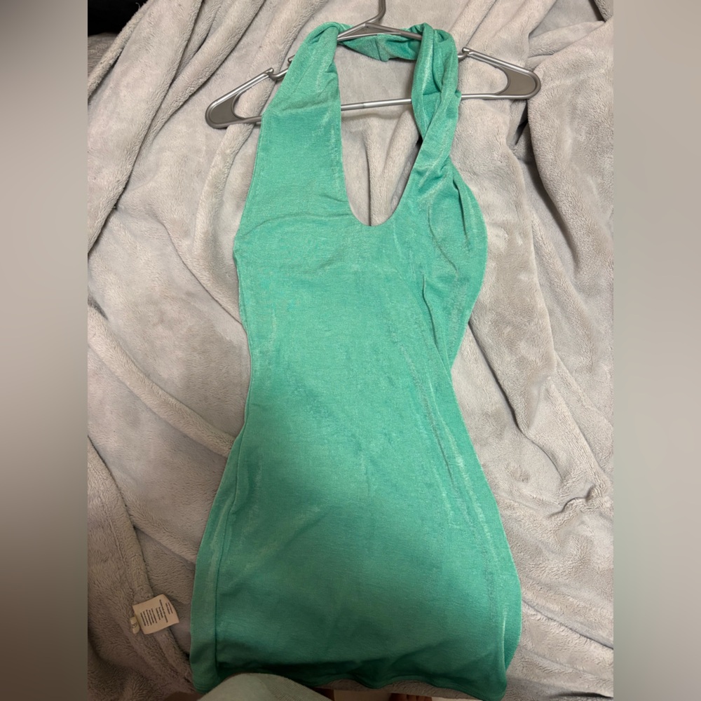 Edikted Green Mini Dress